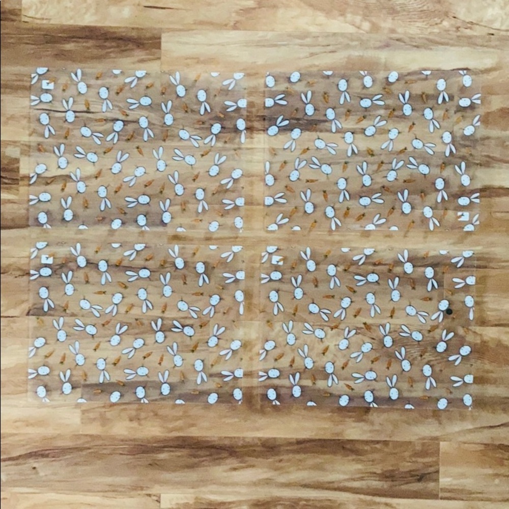 Crate&barrel Easter Bunny Easy Care Placemats - Picture 5 of 11